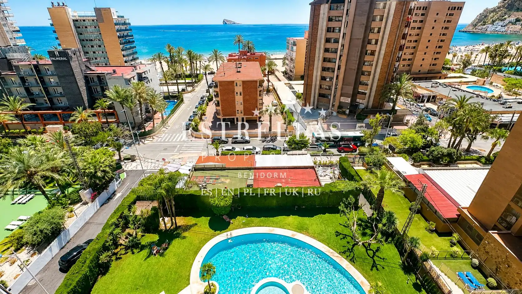 Exterior view of Apartments for sale in Benidorm  with Air Conditioner, Heating and Private garden