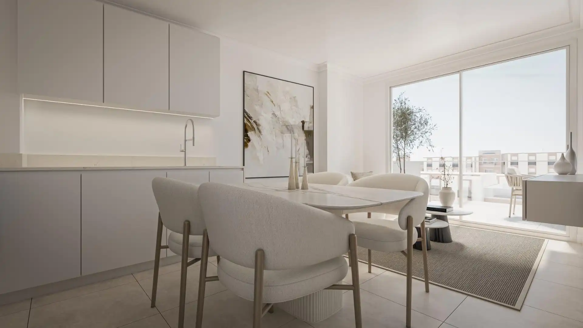 Dining room of Attic for sale in Torrevieja  with Air Conditioner, Terrace and Community pool