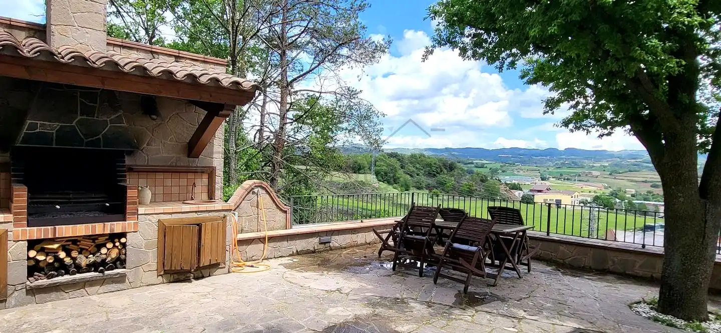 Terraza de Casa o chalet en venta en Olost con Jardín privado, Terraza y Piscina