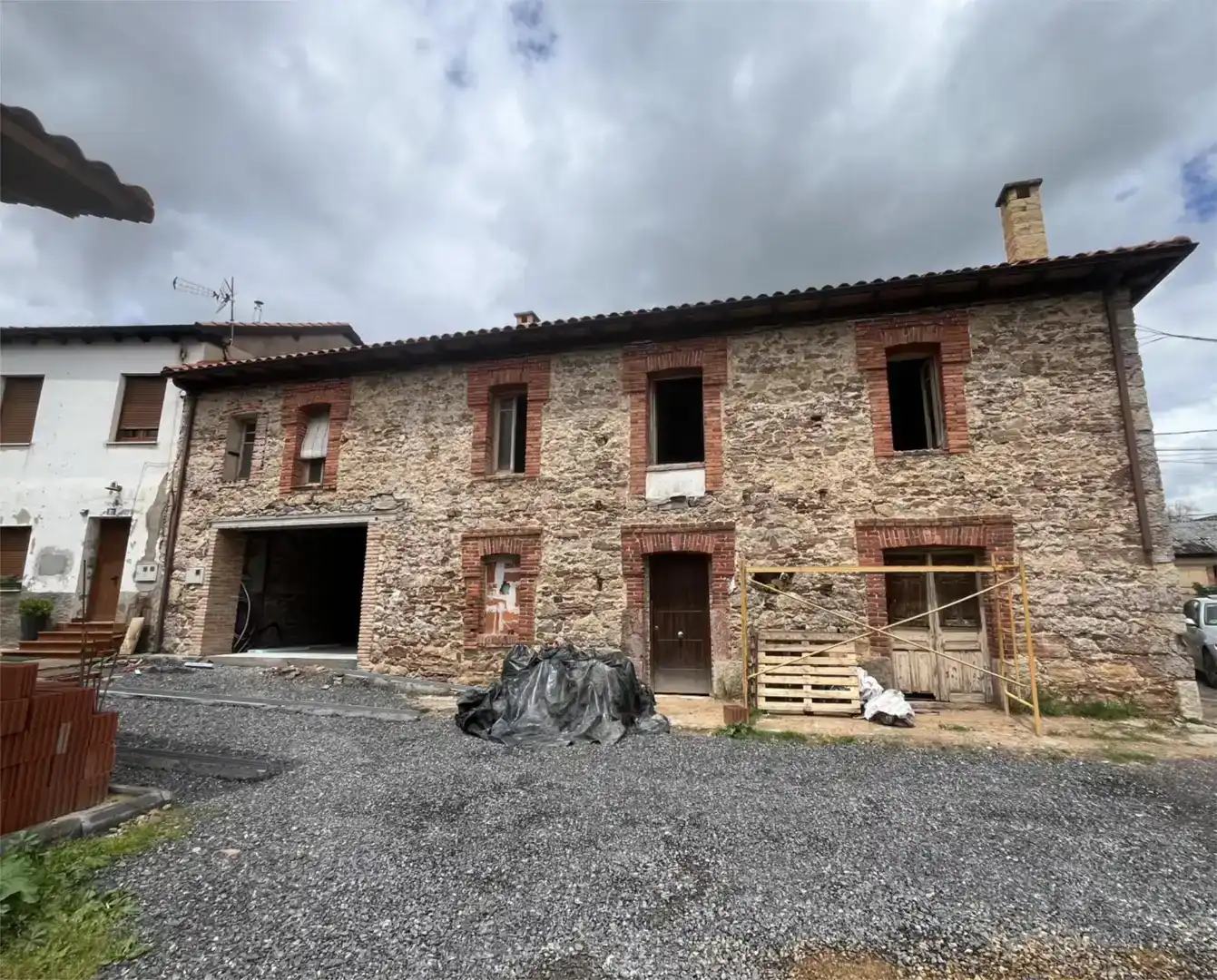 Vista exterior de Casa o chalet en venta en La Vecilla con Jardín privado