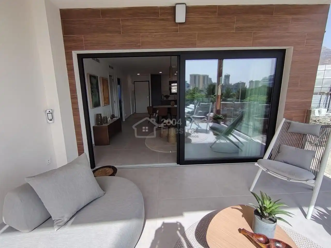 Terrasse von Dachboden zum Verkauf in Villajoyosa / La Vila Joiosa mit Klimaanlage, Terrasse und Balkon
