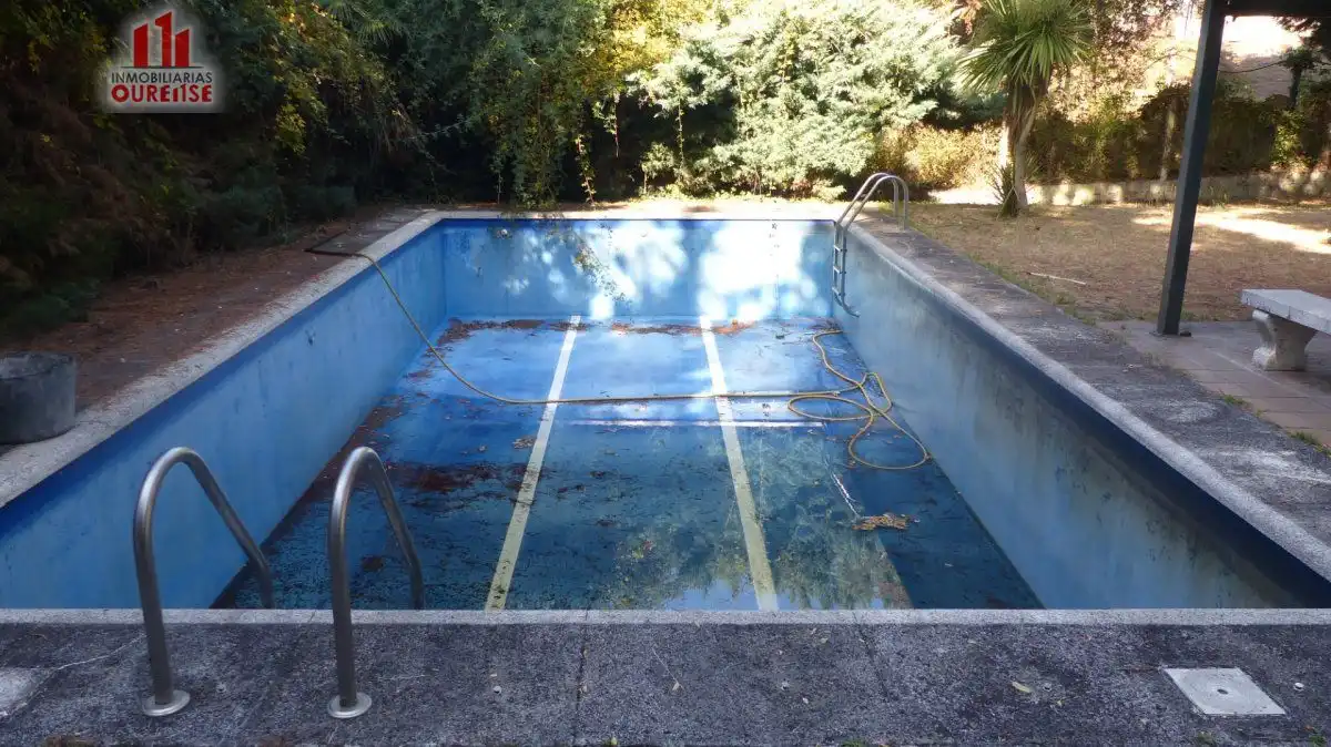Swimming pool of Houses for sale in Ourense Capital   with Heating, Terrace and Storage room