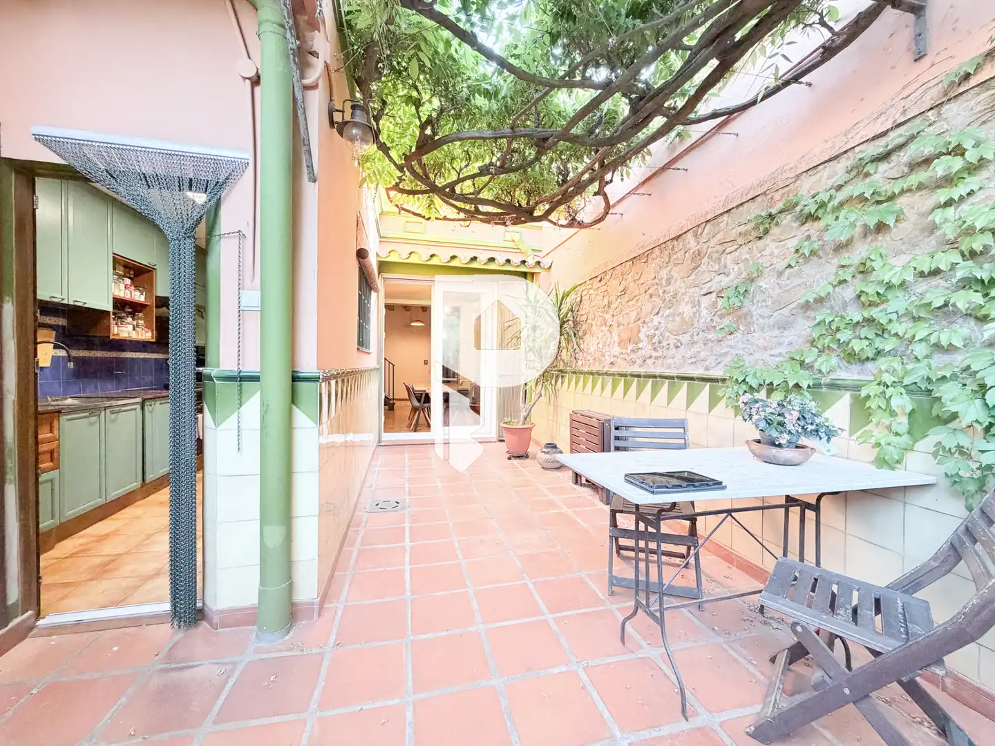 Terraza de Casa adosada en venta en Sant Vicenç Dels Horts con Aire acondicionado, Calefacción y Jardín privado