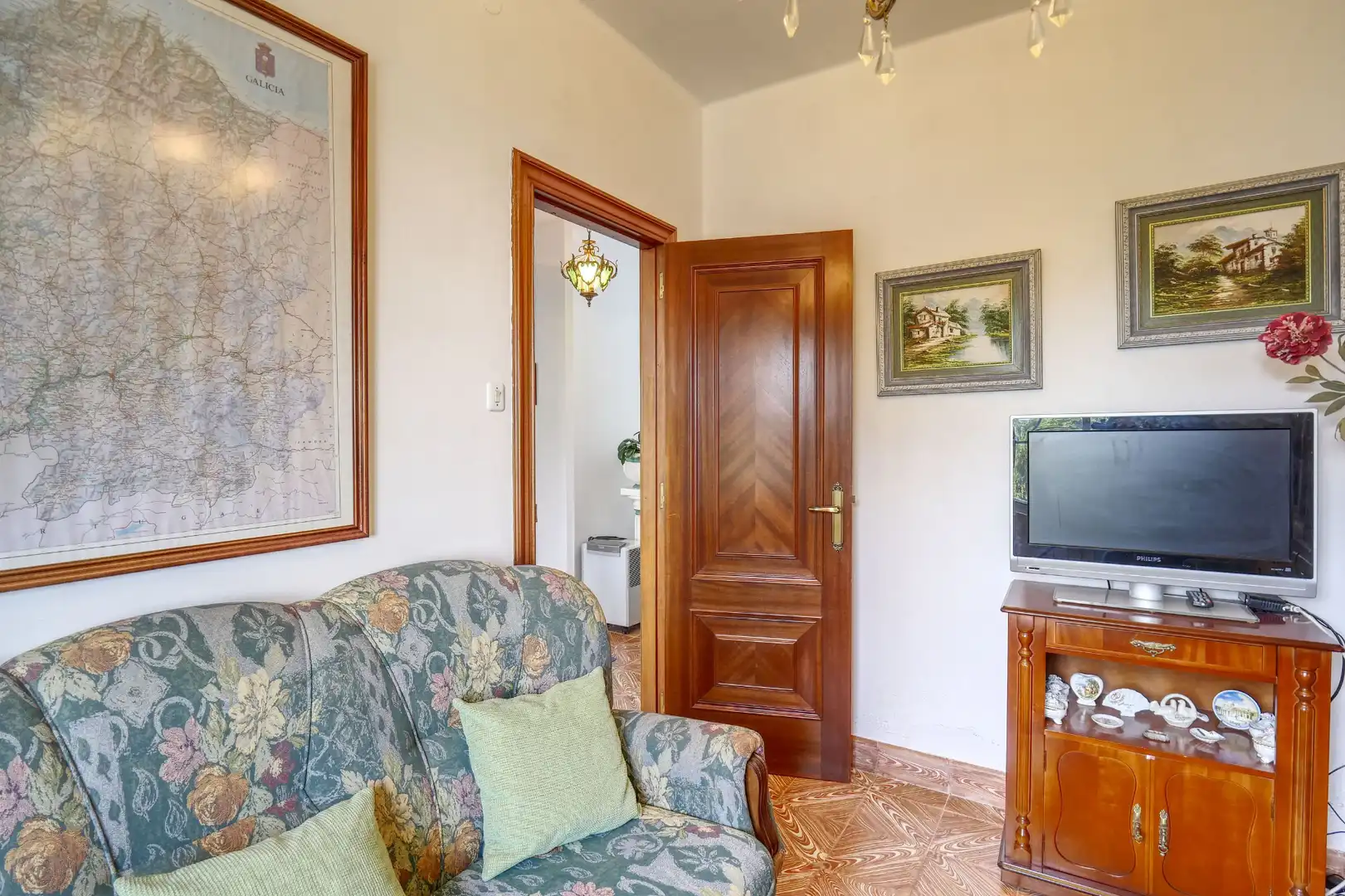 Sala de estar de Casa o chalet en venta en Mugardos con Calefacción, Jardín privado y Terraza