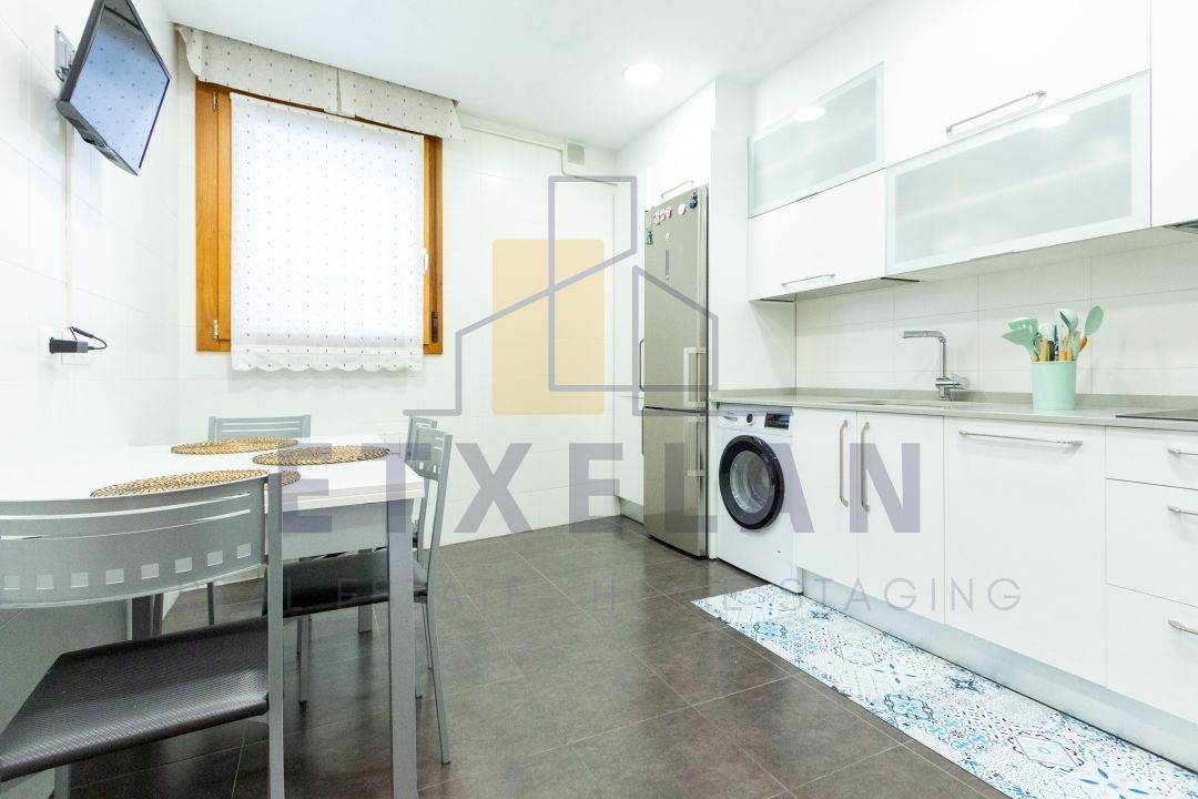 Kitchen of Flat for sale in Markina-Xemein  with Heating, Terrace and Storage room