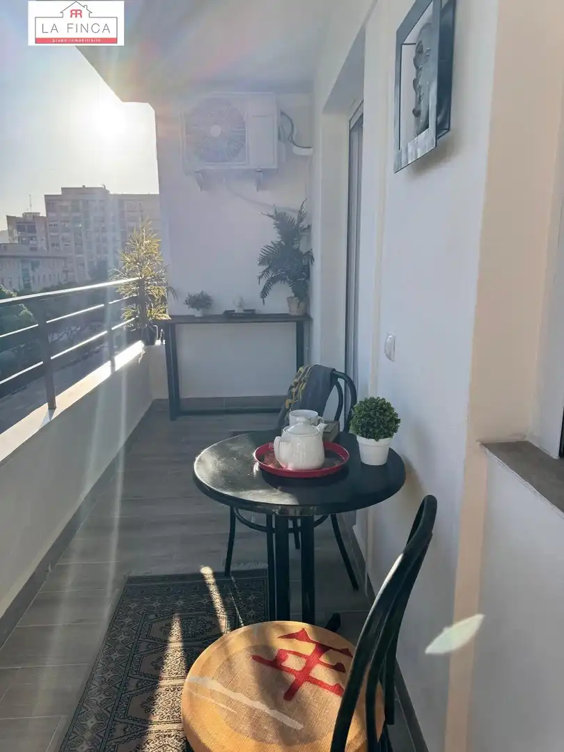 Balcony of Flat for sale in Málaga  with Air Conditioner, Terrace and Furnished