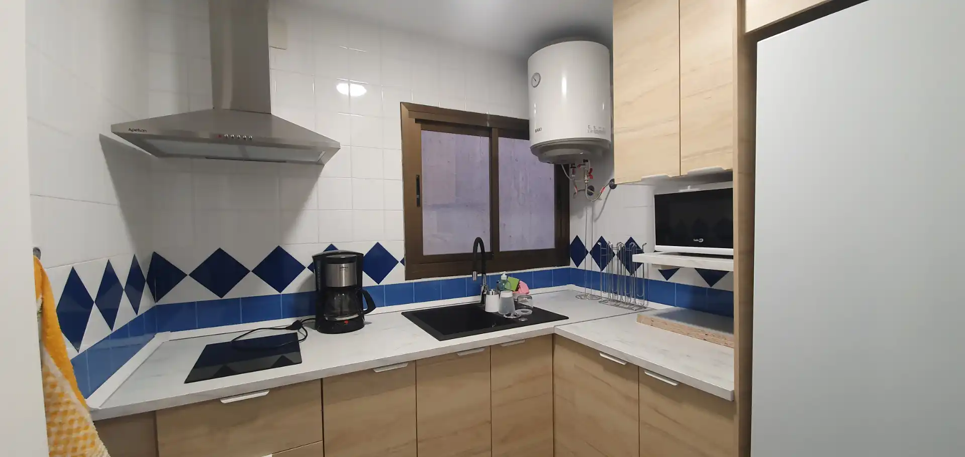 Kitchen of Flat for rent in Guadix  with Heating, Terrace and Storage room