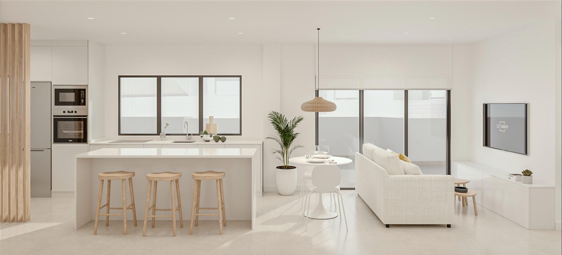 Cocina de Ático en venta en Las Palmas de Gran Canaria con Aire acondicionado, Calefacción y Terraza