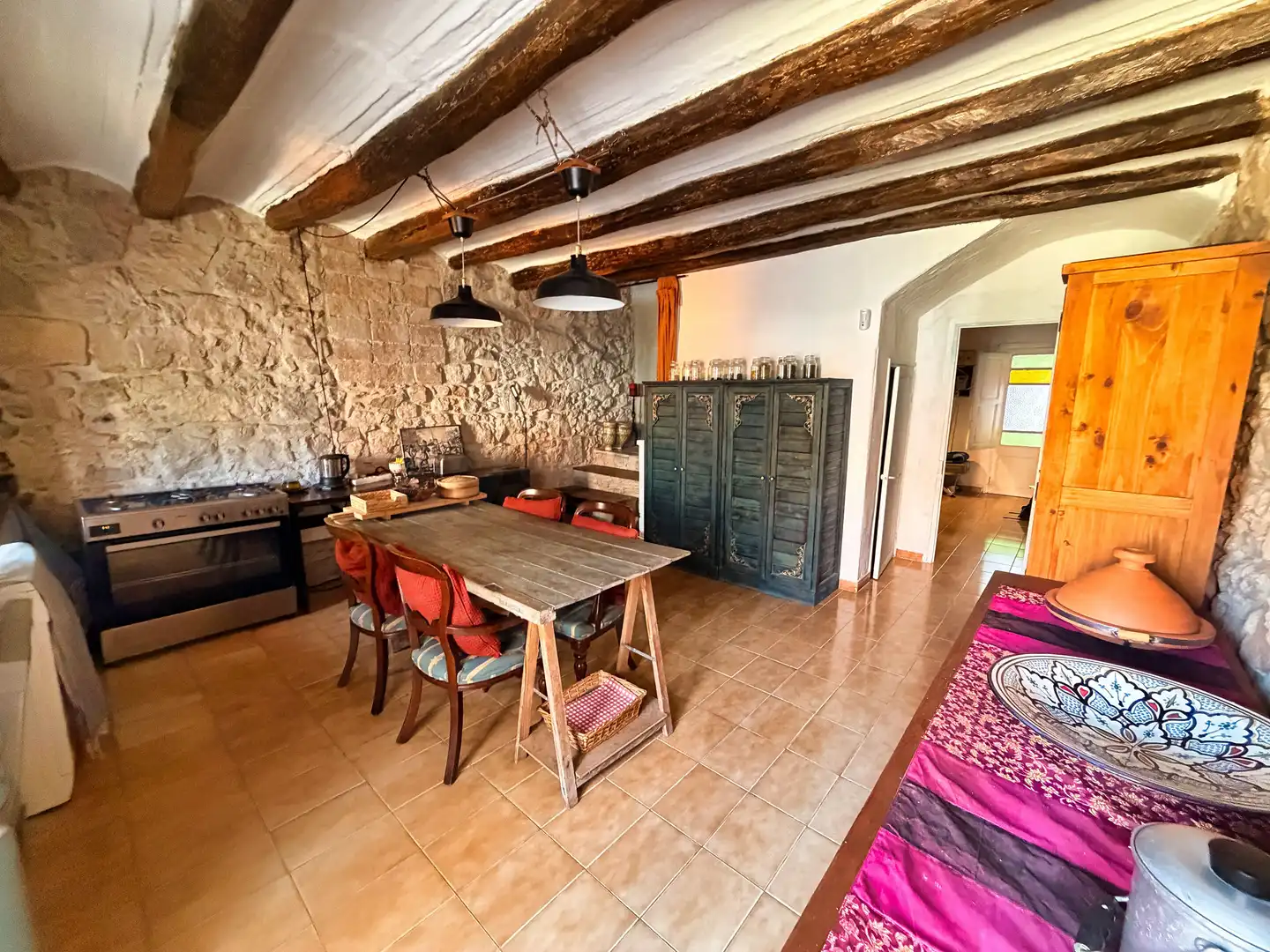 Comedor de Casa o chalet en venta en Vallirana con Calefacción y Terraza
