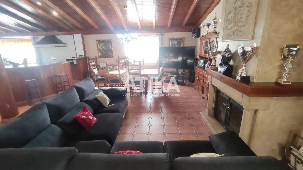 Sala d'estar de Casa adosada en venda en Albaida amb Aire condicionat, Calefacció i Terrassa