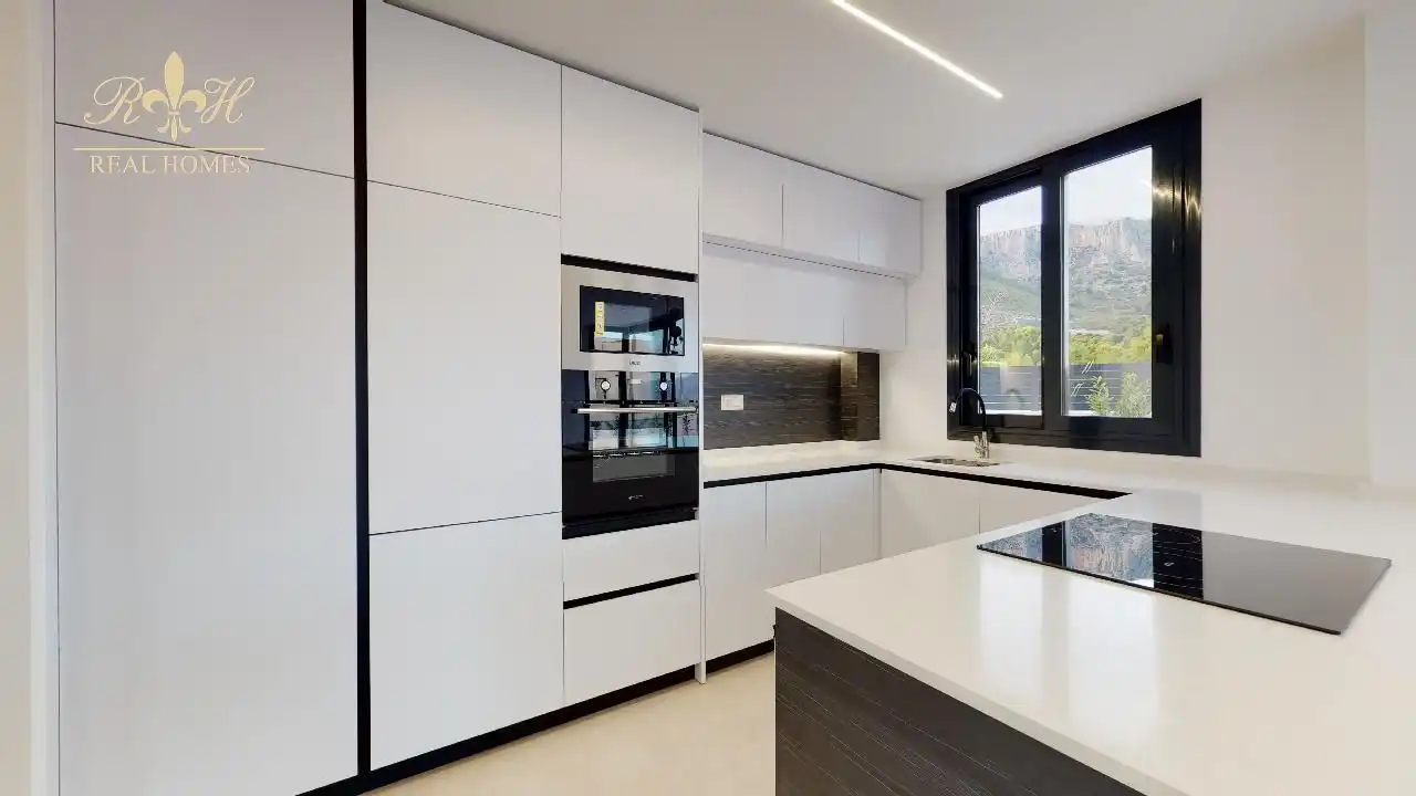 Cocina de Casa o chalet en venta en Polop con Aire acondicionado, Calefacción y Trastero