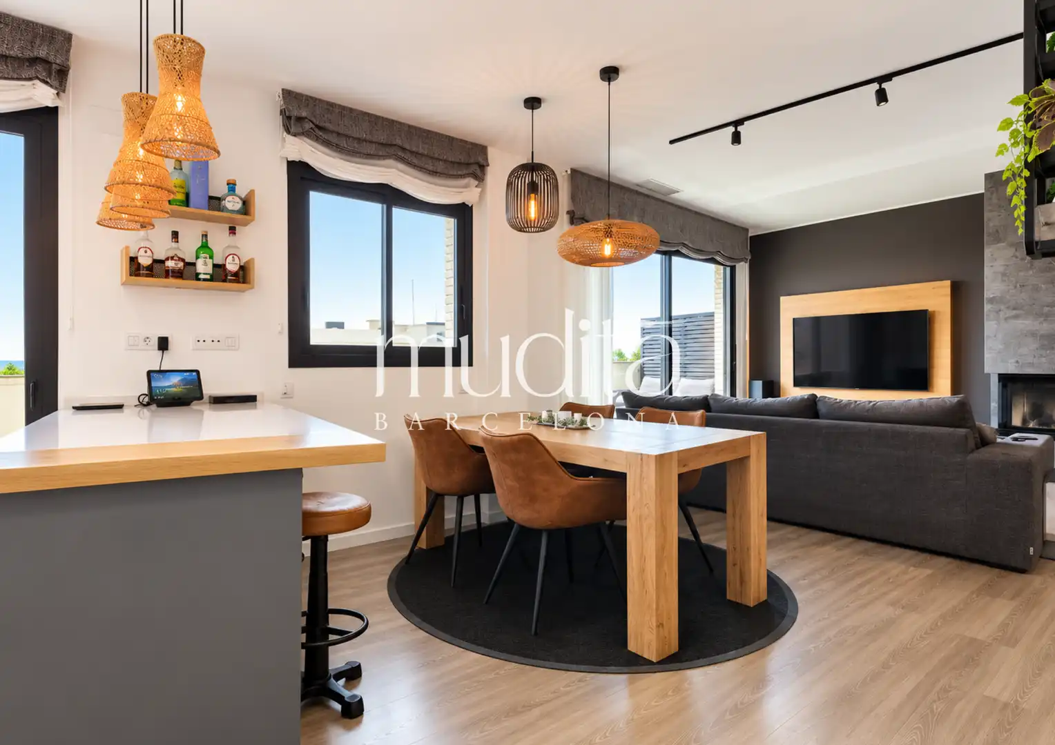 Living room of Attic for sale in L'Ametlla del Vallès  with Heating, Private garden and Terrace