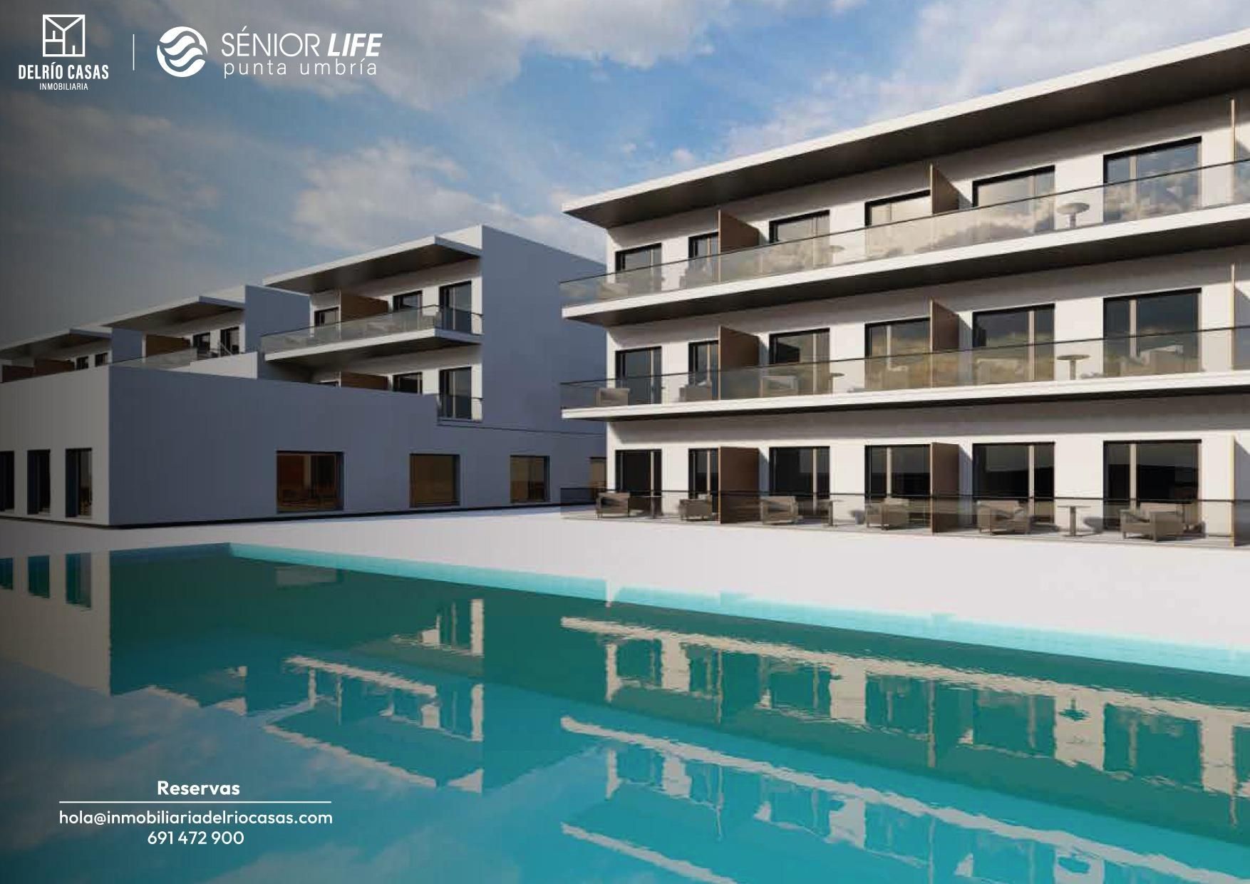 Piscina de Apartament en venda en Punta Umbría amb Aire condicionat, Terrassa i Piscina comunitària