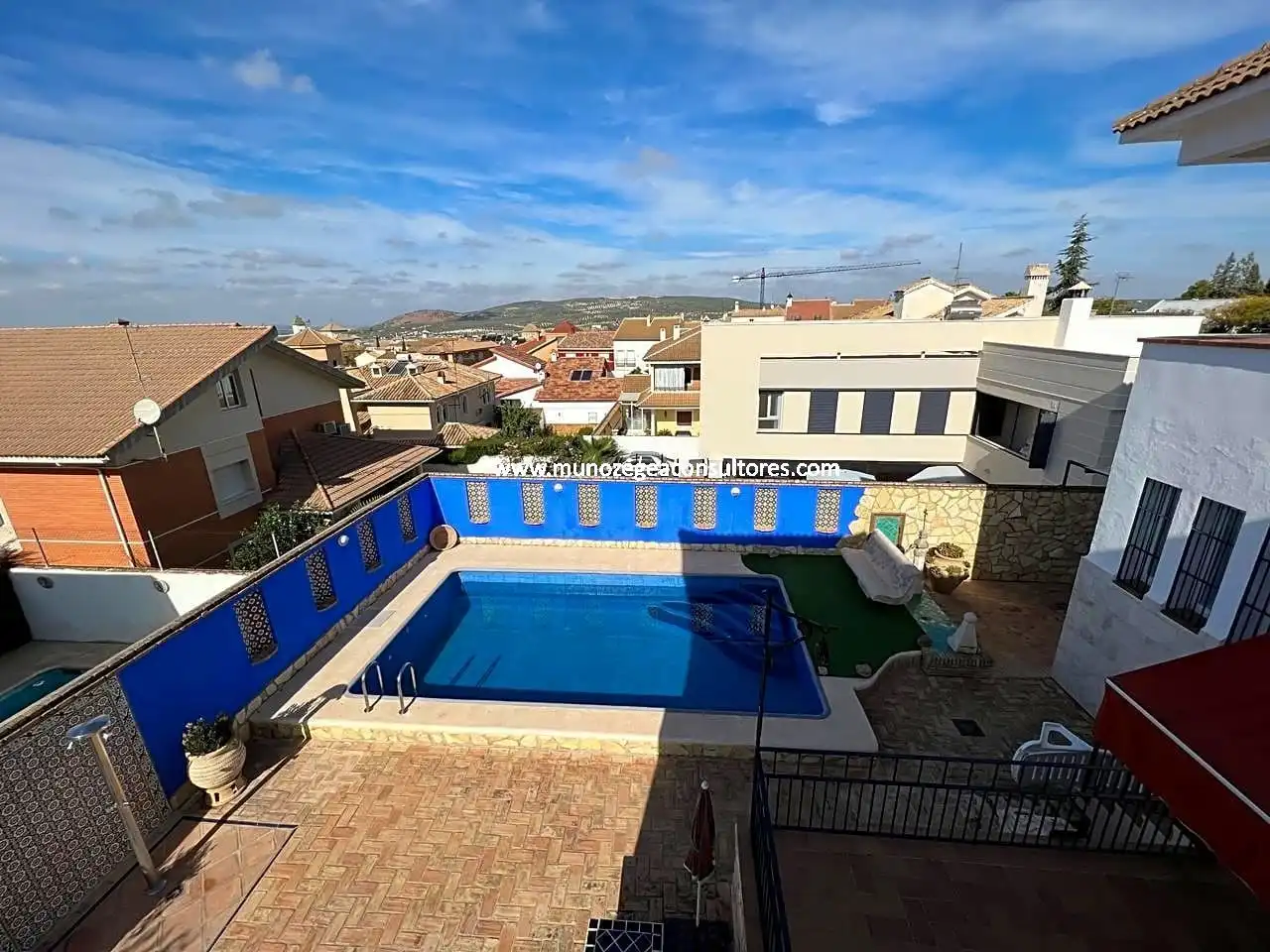 Swimming pool of Houses for sale in Lucena  with Air Conditioner, Terrace and Swimming Pool