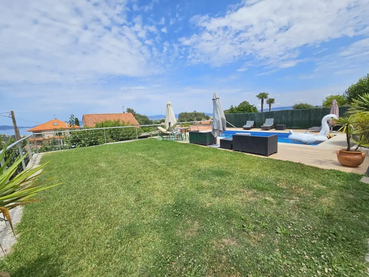 Terraza de Casa o chalet en venta en Vigo  con Calefacción, Jardín privado y Terraza