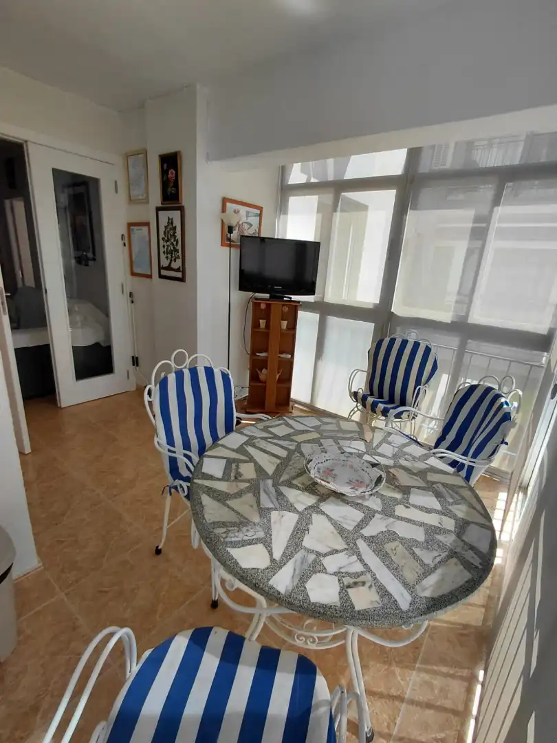 Menjador de Apartament de lloguer en Benicasim / Benicàssim amb Terrassa, Moblat i Es permeten mascotes