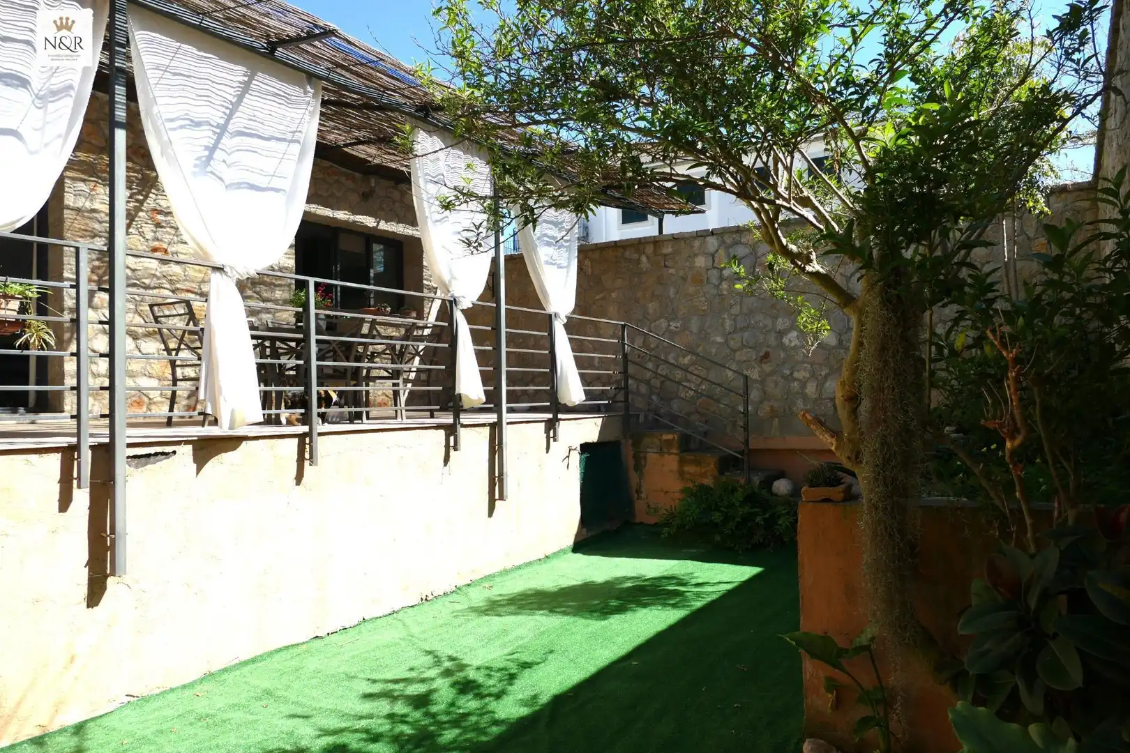 Terrasse von Haus oder Chalet zur Miete in Binissalem mit Klimaanlage, Heizung und Privatgarten