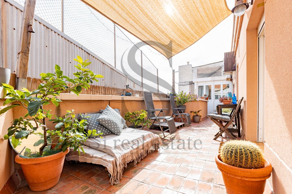 Terrassa de Àtic en venda en  Barcelona Capital amb Aire condicionat, Calefacció i Parquet