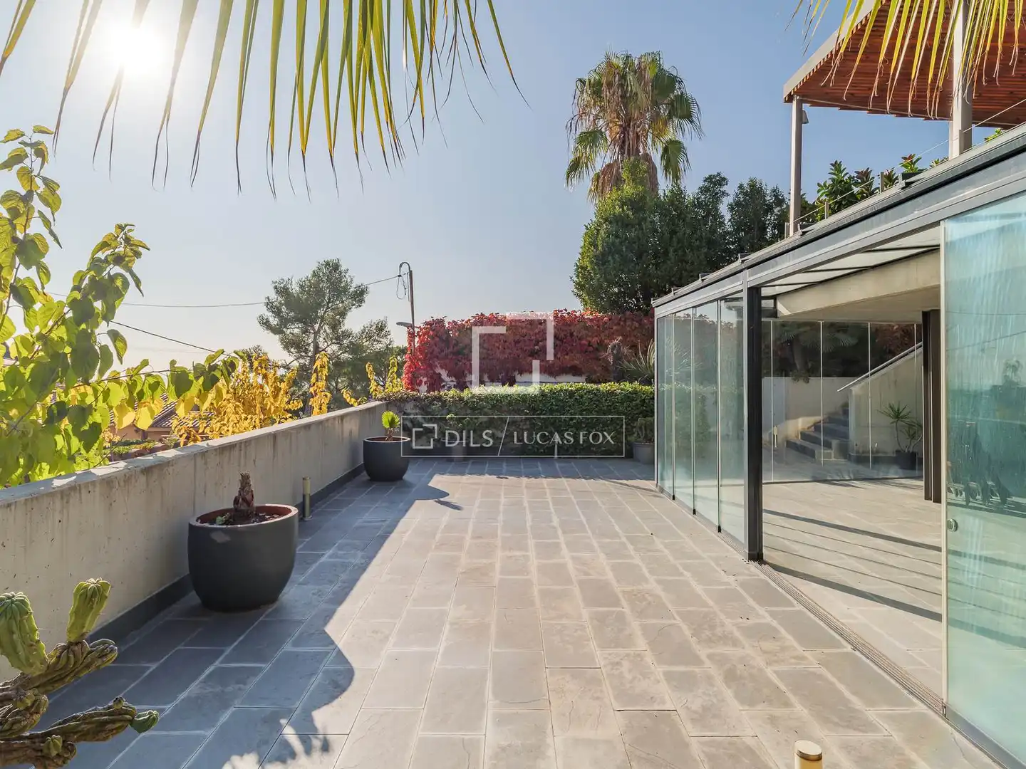 Terraza de Casa o chalet de alquiler en Sant Just Desvern con Aire acondicionado, Calefacción y Jardín privado