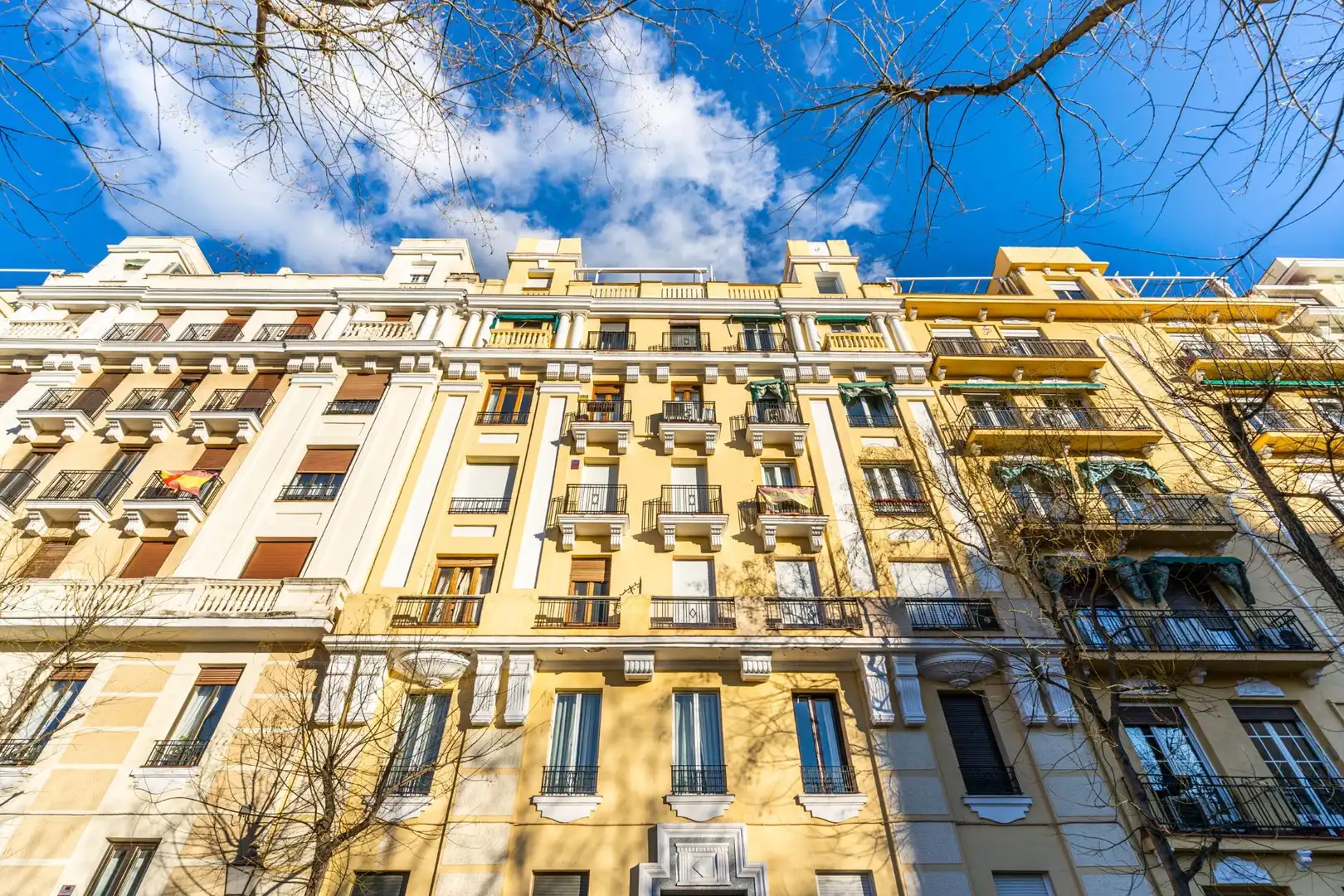 Exterior view of Flat for rent in  Madrid Capital  with Air Conditioner and Heating