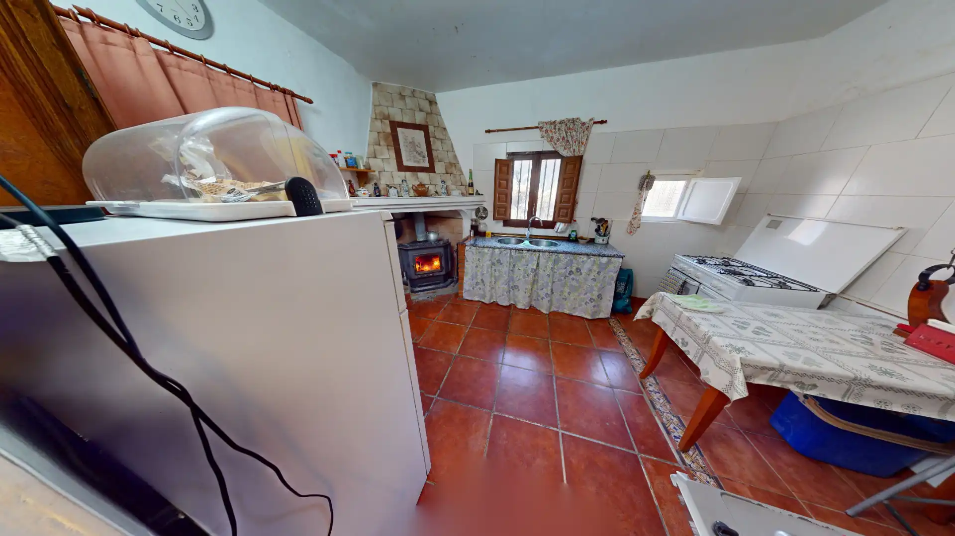 Cuina de Finca rústica en venda en Fiñana amb Aire condicionat, Jardí privat i Terrassa