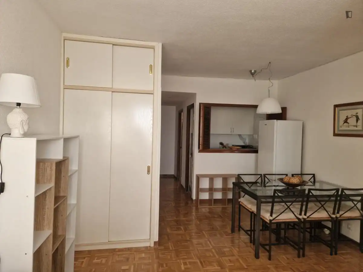 Cocina de Apartamento de alquiler en Madrid con Aire acondicionado, Calefacción y Amueblado