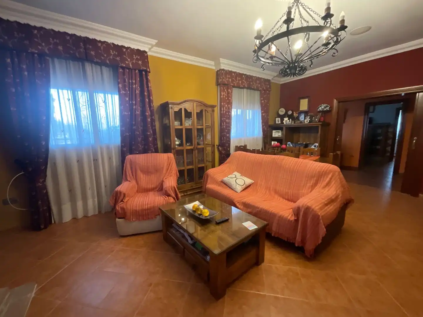 Sala de estar de Finca rústica en venta en Antequera con Aire acondicionado, Jardín privado y Terraza