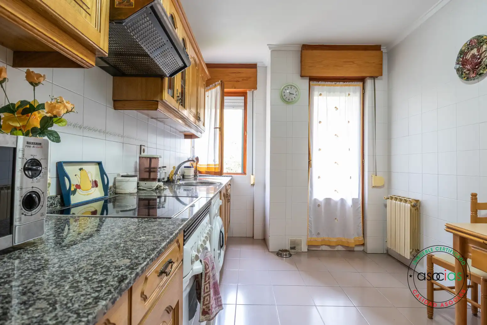Kitchen of Flat for sale in Teverga  with Heating, Parquet flooring and Terrace