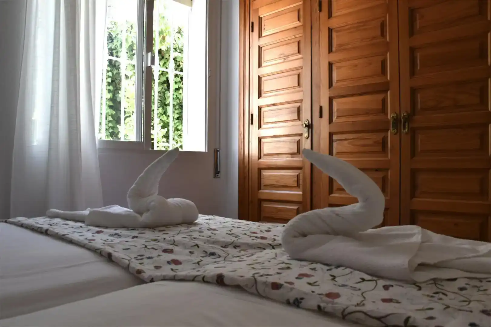Bedroom of Flat for rent in Nerja  with Air Conditioner, Private garden and Swimming Pool