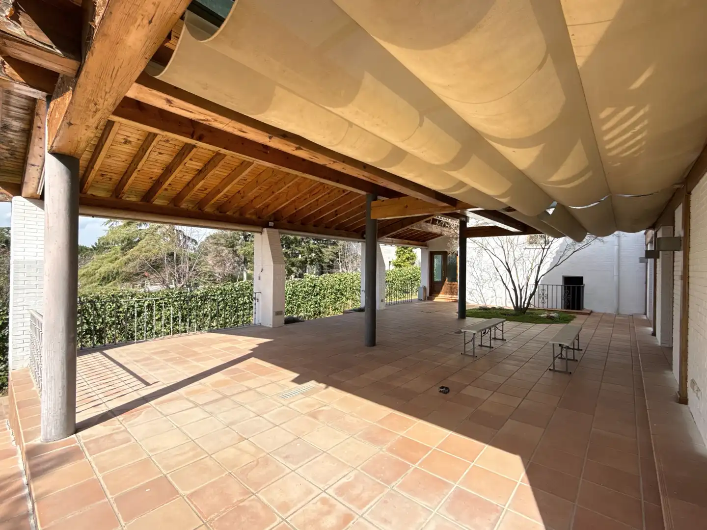 Terraza de Casa o chalet en venta en Las Rozas de Madrid con Aire acondicionado, Calefacción y Jardín privado