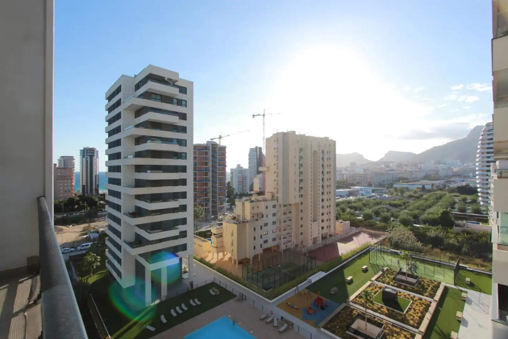 Vista exterior de Apartamento en venta en Calpe / Calp con Aire acondicionado, Jardín privado y Terraza