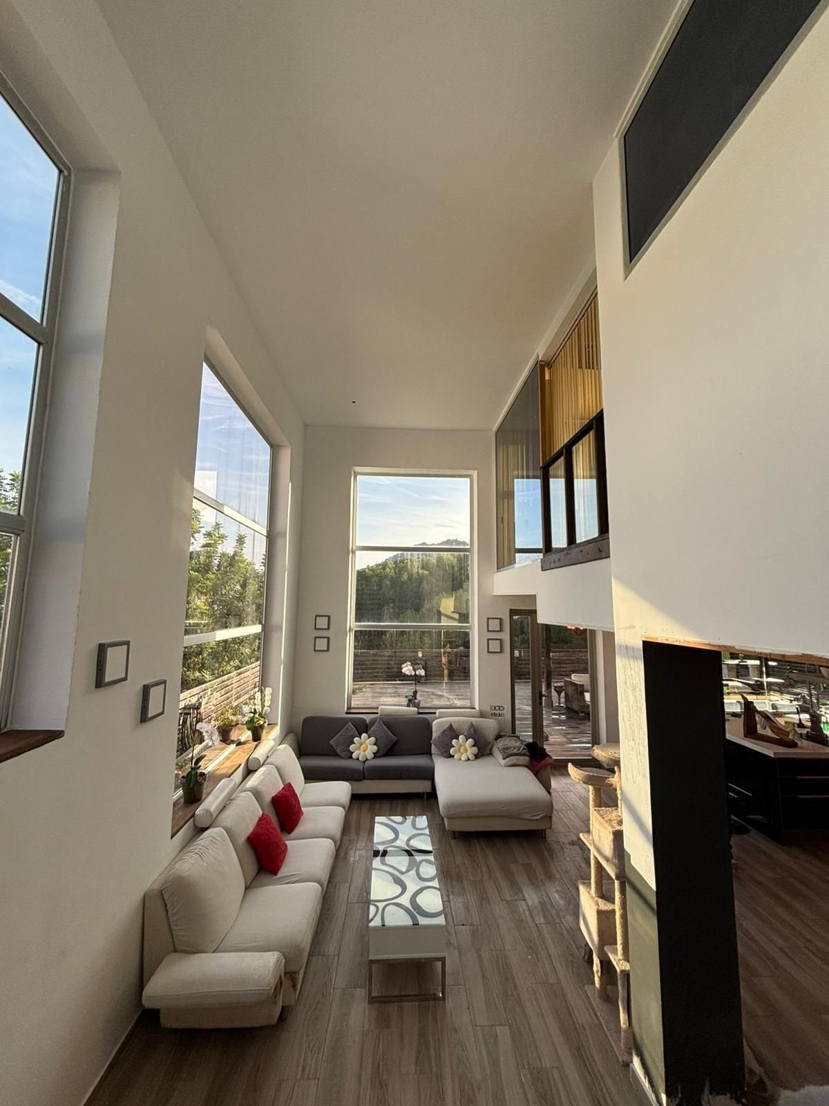 Living room of House or chalet for sale in Benicasim / Benicàssim  with Private garden, Parquet flooring and Terrace