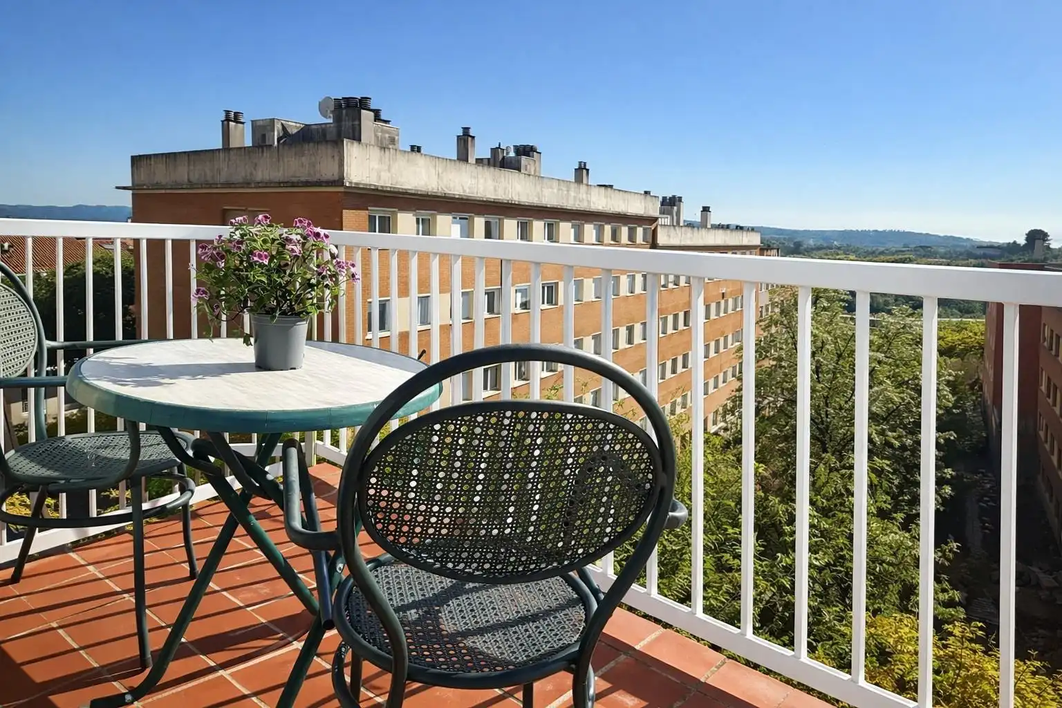 Balcony of Flat for sale in Sabadell  with Air Conditioner, Private garden and Storage room