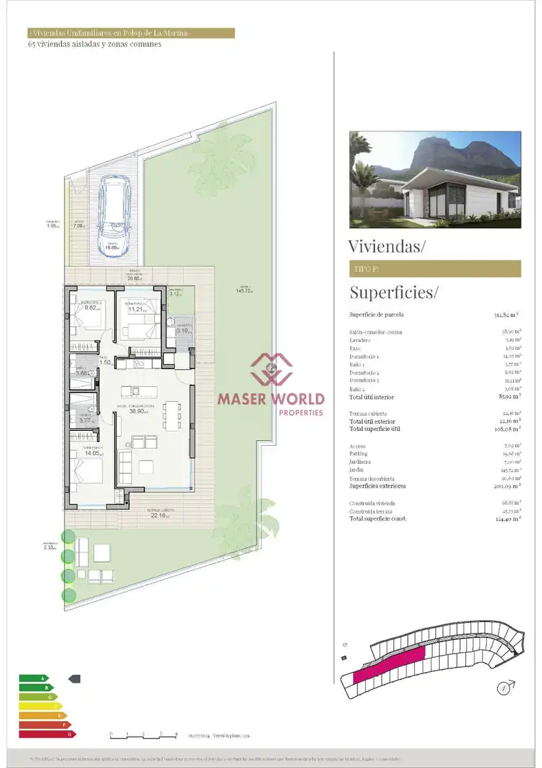 Detached house with garden for sale in Balcón de Ponoig - Polop Paradis - Polop Hills, imagen 12