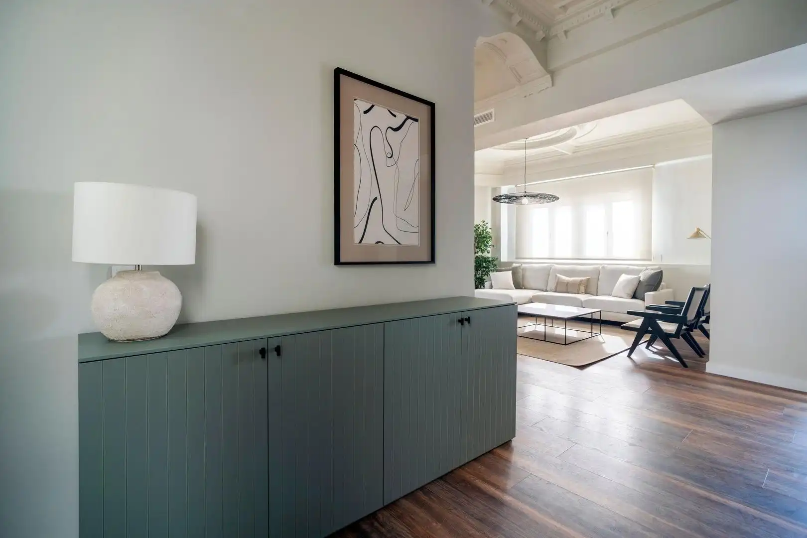 Living room of Attic for rent in Valencia  with Air Conditioner, Heating and Terrace