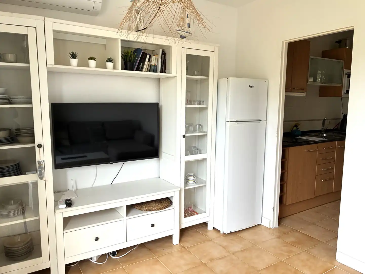 Sala d'estar de Estudi en venda en Palafrugell amb Aire condicionat, Terrassa i Piscina