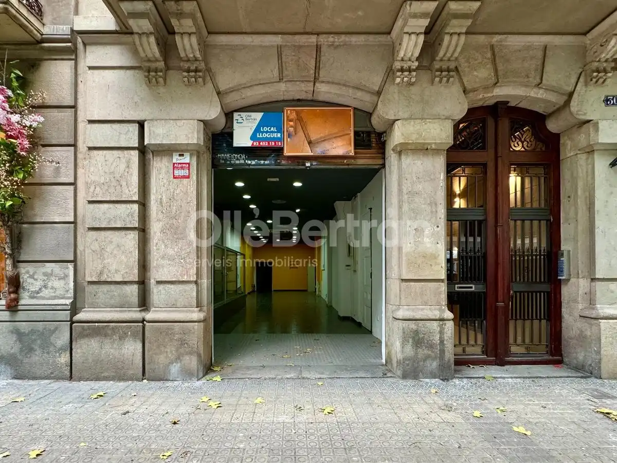 Vista exterior de Local de alquiler en Barcelona