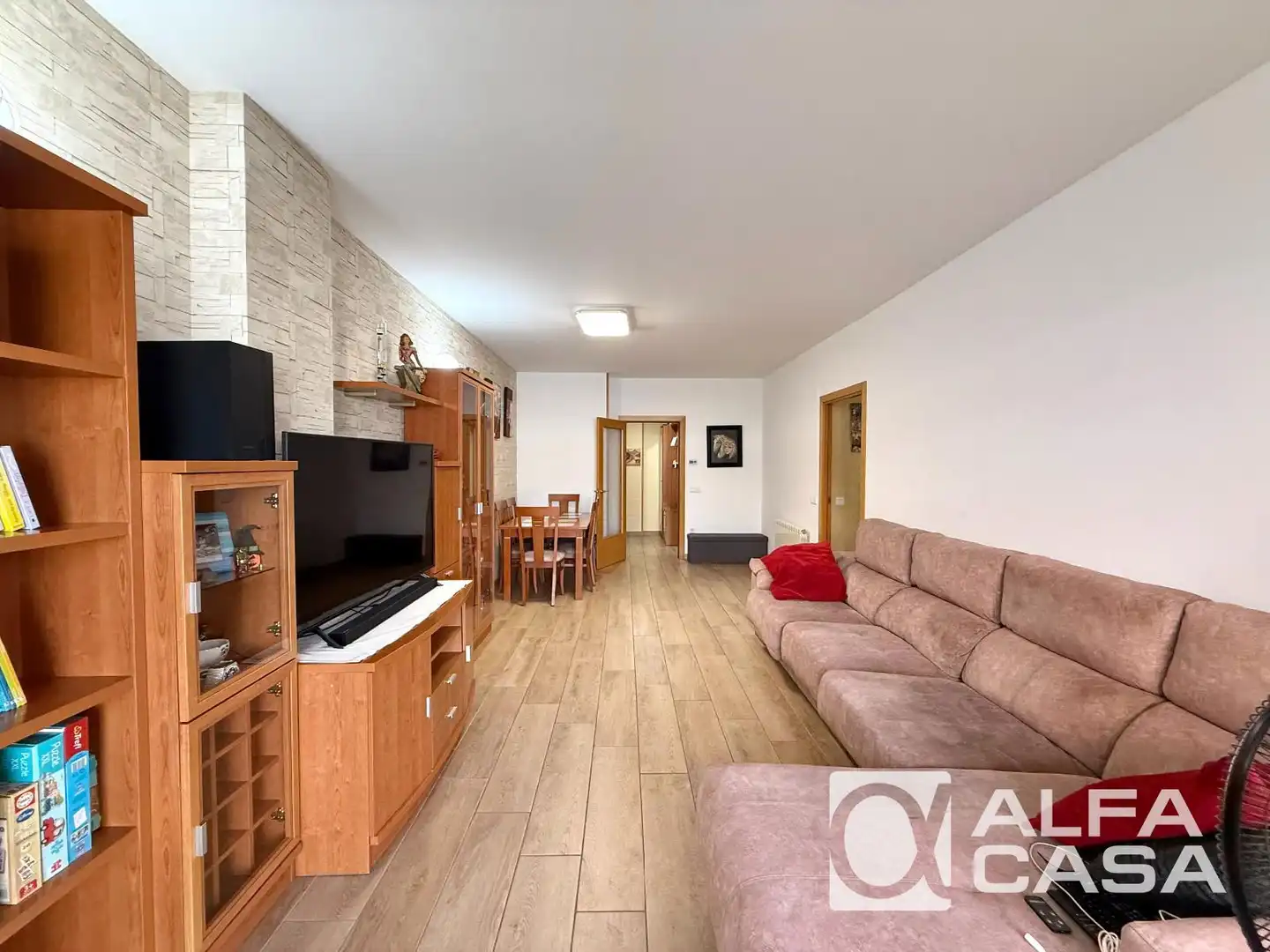 Sala d'estar de Pis en venda en Lloret de Mar amb Calefacció, Terrassa i Moblat