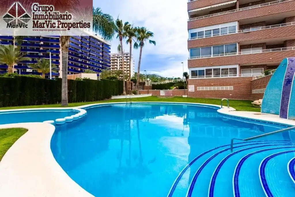 Swimming pool of Study for sale in Villajoyosa / La Vila Joiosa  with Air Conditioner, Private garden and Furnished