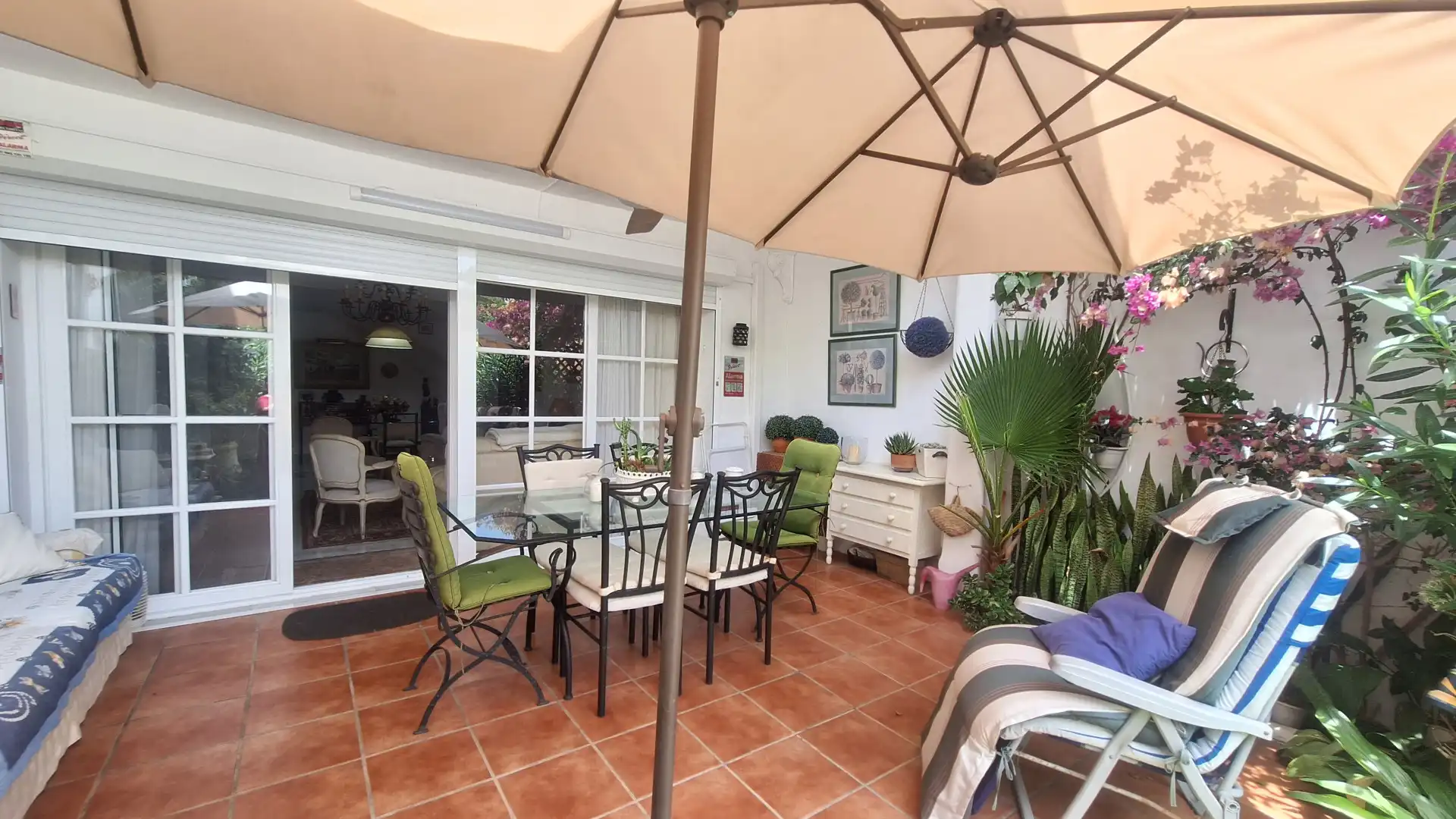 Terrace of Detached homes for sale in Estepona  with Air Conditioner, Terrace and Swimming Pool