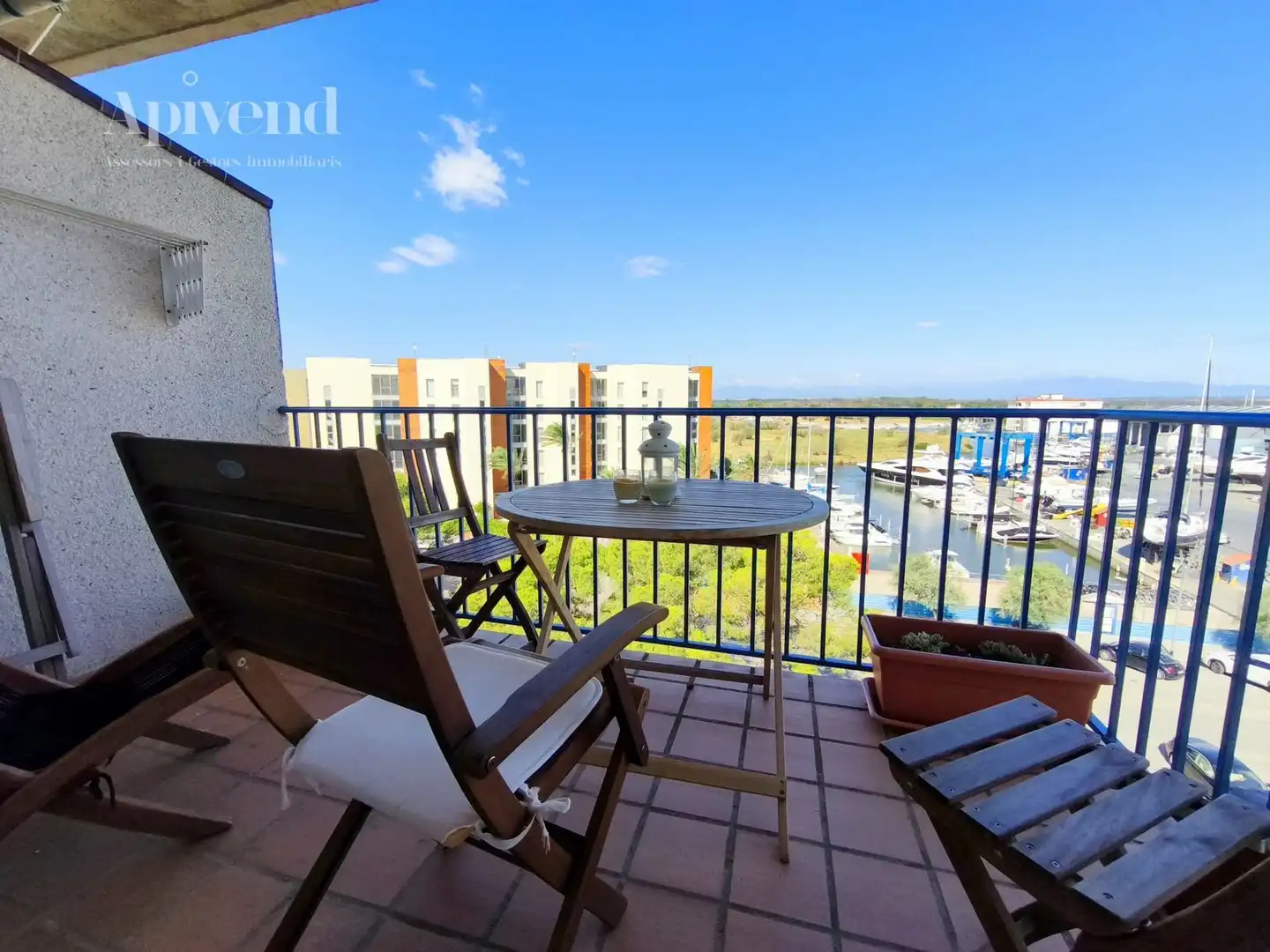 Terrasse von Wohnung zum Verkauf in Roses mit Klimaanlage, Heizung und Terrasse