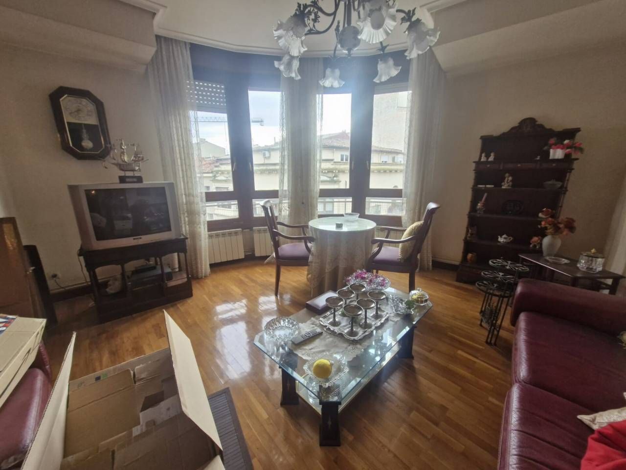 Living room of Flat for sale in  Logroño  with Heating and Parquet flooring