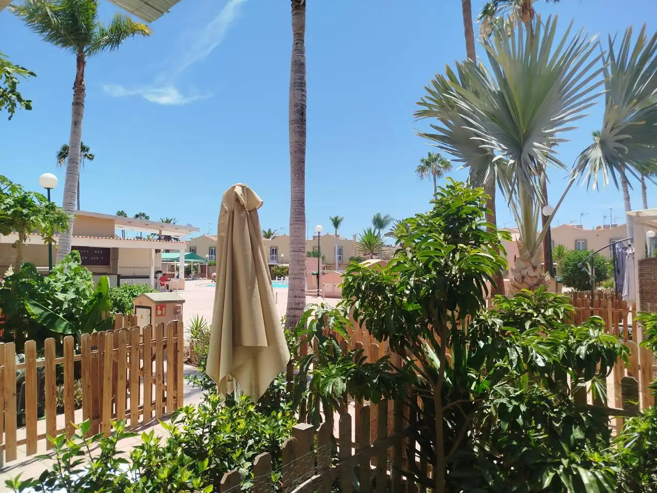 Terrasse von Wohnung zum Verkauf in San Bartolomé de Tirajana mit Klimaanlage, Terrasse und Möbliert