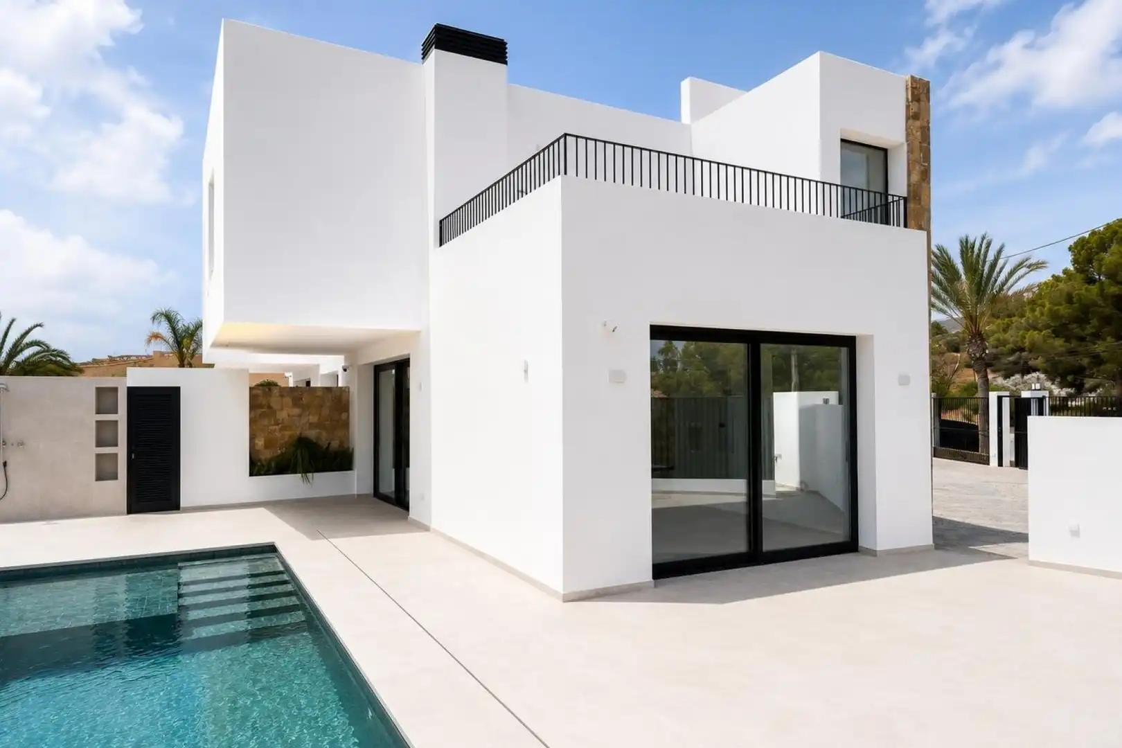 Vista exterior de Casa o chalet en venta en L'Alfàs del Pi con Aire acondicionado, Calefacción y Terraza