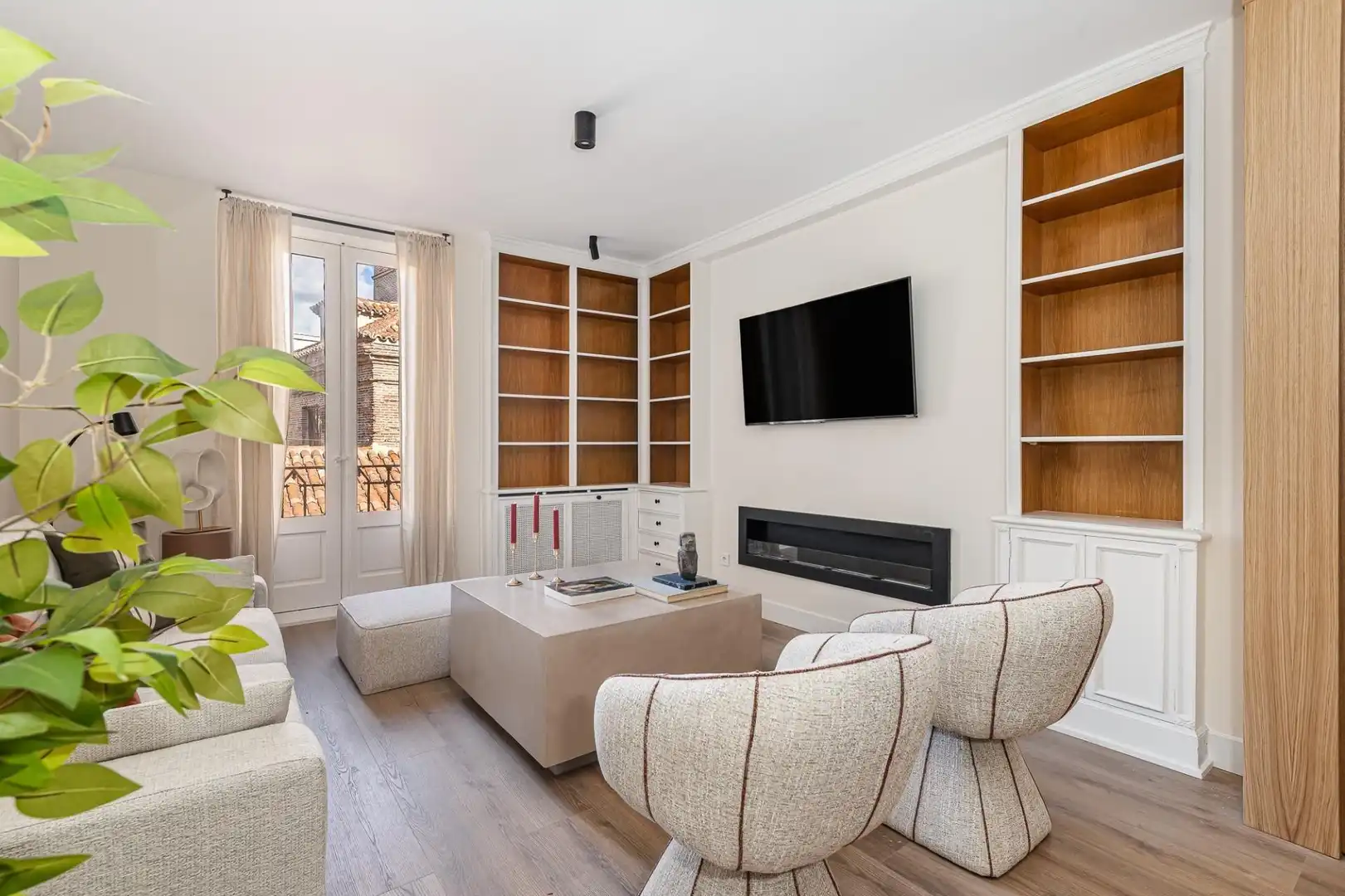 Sala de estar de Piso en venta en Madrid con Aire acondicionado, Calefacción y Amueblado