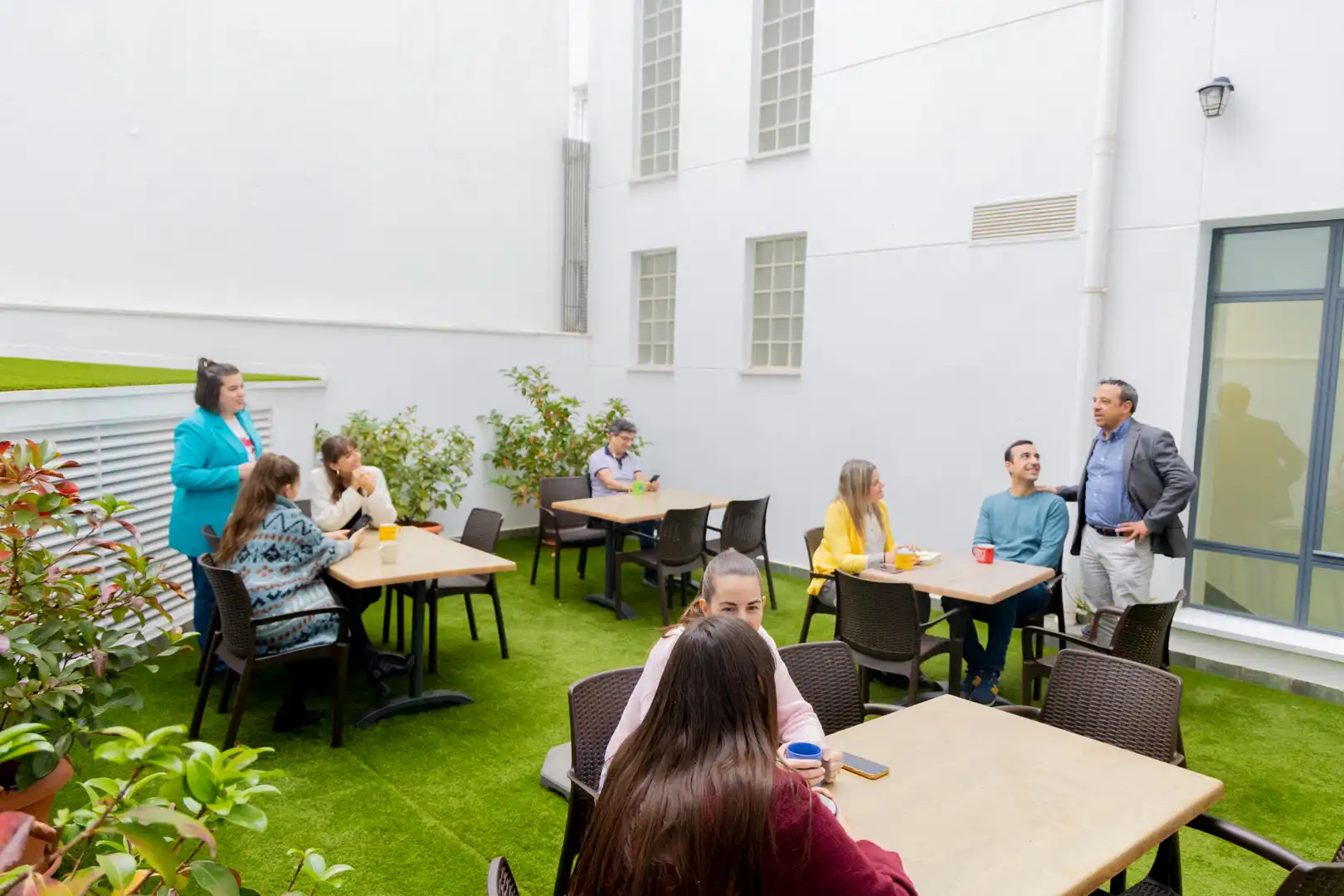 Terrasse von Büro zur Miete in Madrid mit Klimaanlage, Heizung und Terrasse