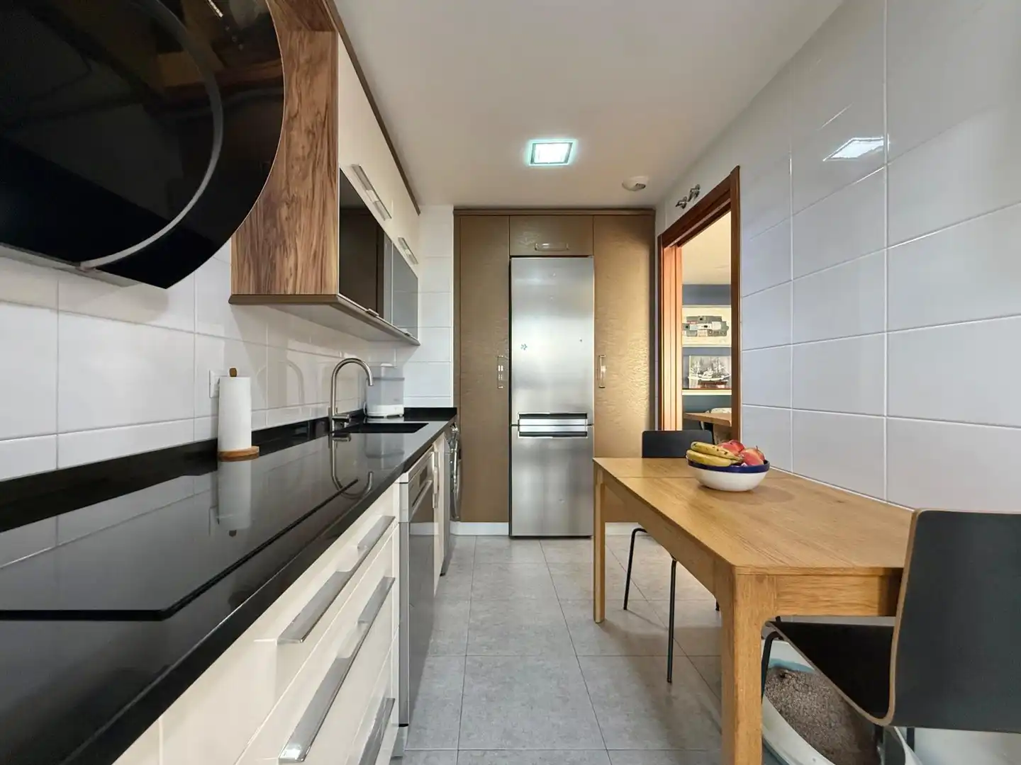 Kitchen of Flat for sale in Tudela  with Air Conditioner, Heating and Parquet flooring