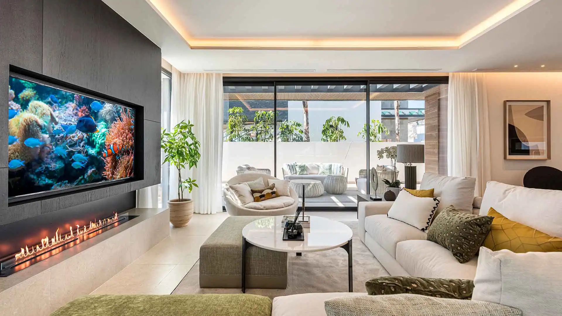 Sala de estar de Casa o chalet en venta en Riviera del Sol