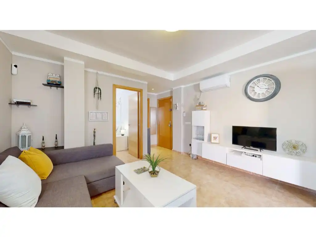 Sala de estar de Apartamento en venta en Chilches / Xilxes con Aire acondicionado, Terraza y Amueblado