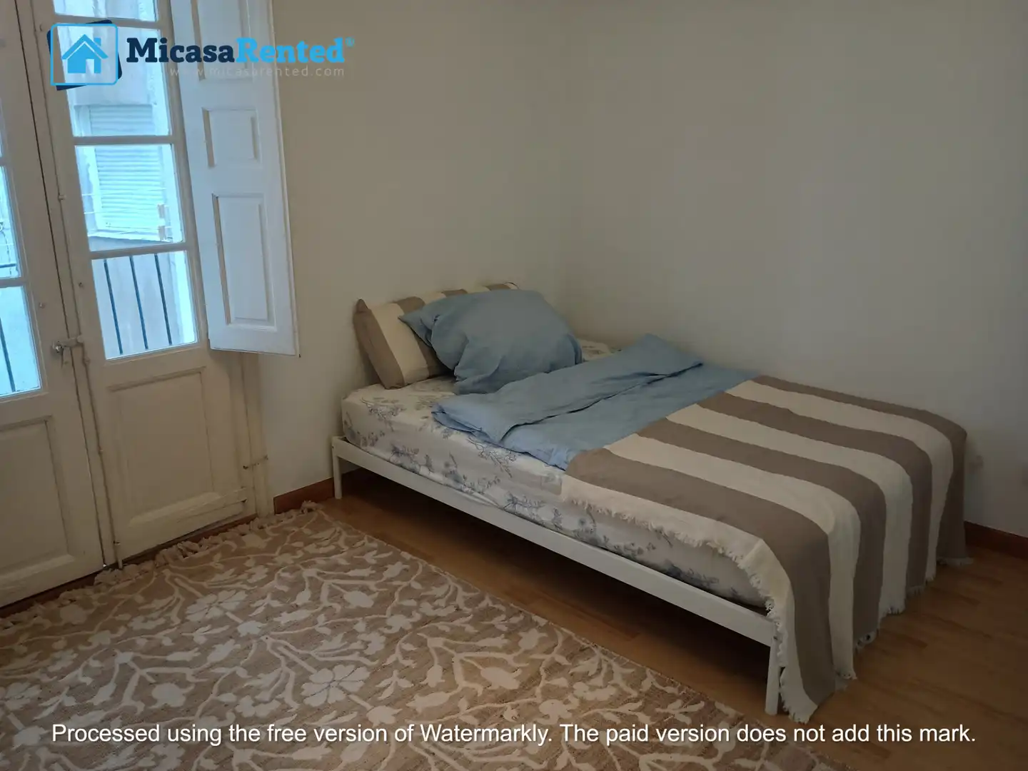 Schlafzimmer von Wohnung zur Miete in Santander mit Heizung, Abstellraum und Möbliert